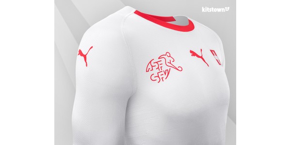 Seleção Suíça 2018 temporada home Camisolas